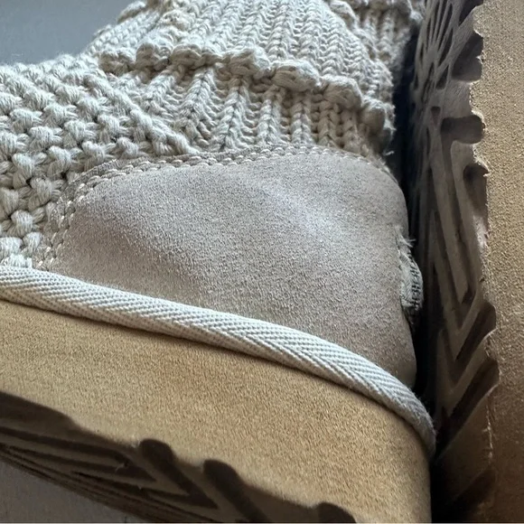 UGG Australia 'Classic Argyle' sweater knit boot in a neutral color - Picture 8 of 8